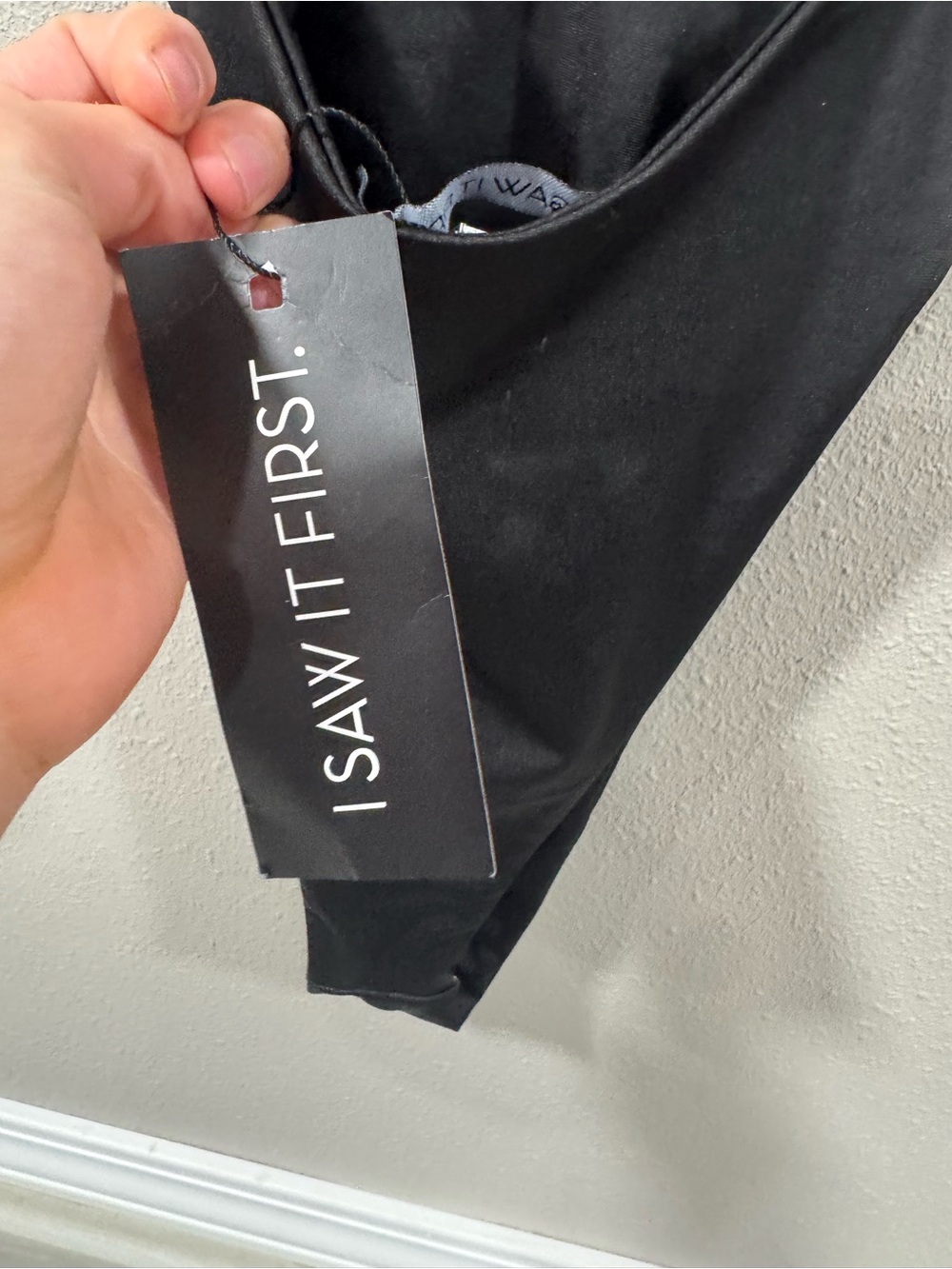 NWT I Saw It First Black Bodysuit - Sleek Stretch Support - Picture 5 of 5